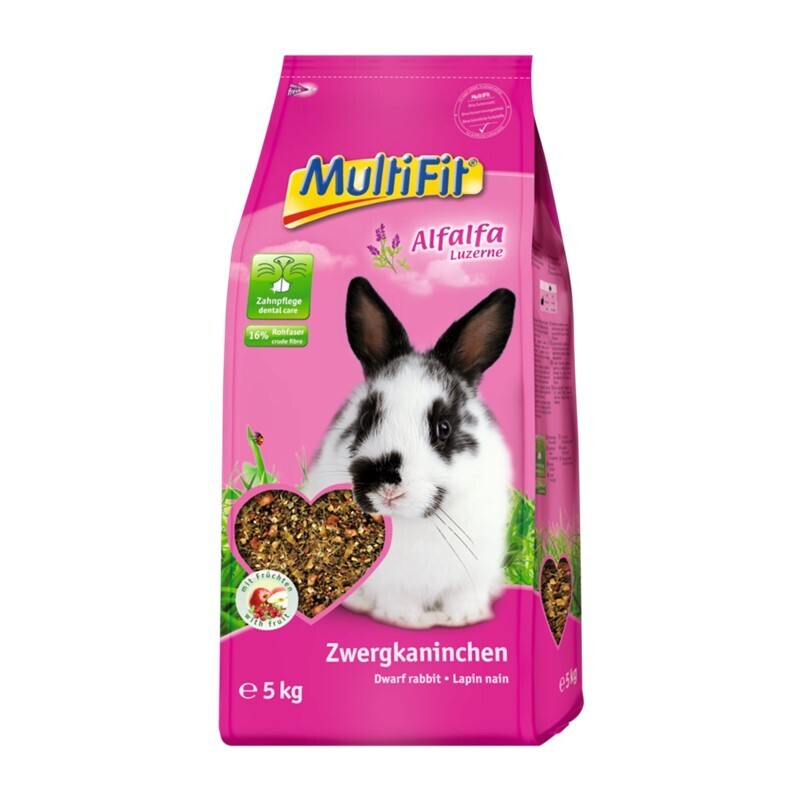 MultiFit voor dwergkonijnen met alfalfa 5 kg