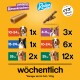 Anzeige für den Tierladen für "Jumbone Riesenknocken" und "Rodeo Duos" Hundeleckerlis, mit Fütterungshinweisen und weniger als 5% Fettgehalt.