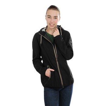 Knuffelwuff Damen Softshell Jacke Manhattan schwarz 38 - EU