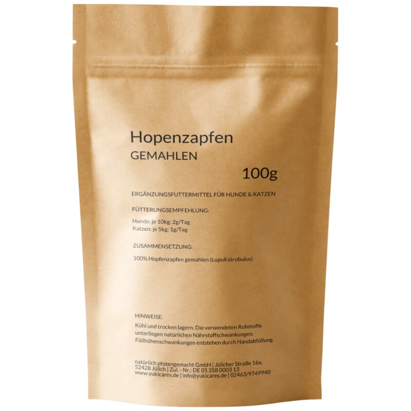 Yuki Cares Hopfenzapfen Pulver, 100g