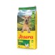 Josera Balance Senior Hundefutterbeutel mit Hundeabbildung, beschriftet mit "German Quality", "Alle Größen" und "Anti-Aging".