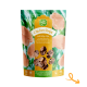 Irish Pure Chicken Strips mit Kelp Verpackung, zeigt Hühnerbilder und Text über 90% Hühnergehalt, keine Körner und hergestellt in Irland.