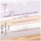 Tierlando® Premium Visco-Schaumstoff-Haustierbett Schichten: 1 cm Baumwolle, 3 cm Viscoschaum, 5 cm Komfortschaum, Gesamthöhe 9 cm.
