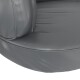 Hundebett Ergonomisch Kunstleder grau L