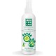 Deodorantspray für Nagetiere und Frettchen von Menforsan, mit einer weißen Flasche mit grünen Grafiken und Text in Spanisch und Englisch.