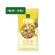Gelbe Real Nature Frish Adult-Tierfuttertüte, „NEW - NEU“-Label, Schale mit Huhn, Kartoffeln, Karotten und Erbsen