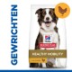Hill's Science Plan hondenvoerzak met een lachende hond, gelabeld 'Gezonde Mobiliteit' met kip, en de tekst 'Door dierenartsen aanbevolen.'