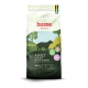 Hundefutterbeutel mit der Aufschrift 'Digest Giant' für große Rassen, mit einem hypoallergenen Symbol, 73,5% tierischem Protein und dem Anspruch auf hervorragende Verdaulichkeit.
