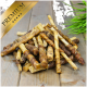 Ein Haufen hochwertiger Kausticks für Haustiere in verschiedenen Farben und Texturen, mit einem goldenen "PREMIUM"-Label in der oberen Ecke.