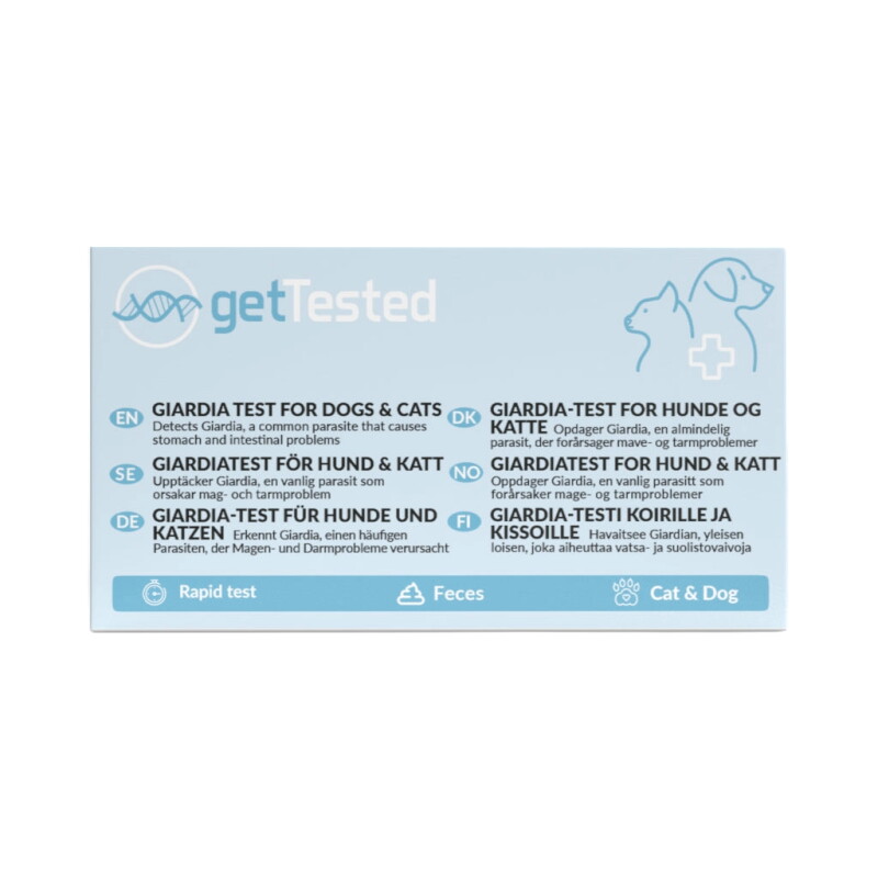 GetTested Giardia-Test Hund & Katze