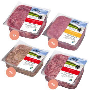 BARF-Paket pur Rind und Geflügel Sort. 28x500 g