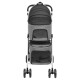 Hundewagen 83x48x97cm (L x B x H) grau