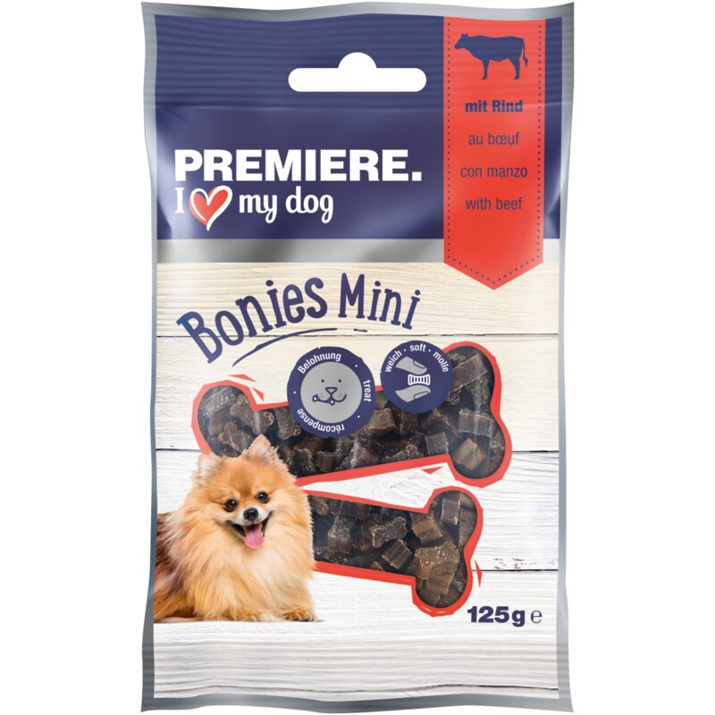 PREMIERE Friandise pour chien Bonies Mini 2x125g Bœuf 2x125 g