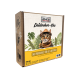 Schachtel MAC's Entdecker-Box Katzenfutter mit einer Katze mit Lupe und deutschem Text.