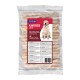 Clear bag of FIT+FUN KAUSTICKS twisted dog chew sticks, label shows a golden retriever and text 'KAUSTICKS gedreht'