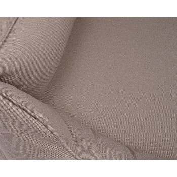 Orthopädisches Wasserabweisendes Hundebett Leon aus Velours mit Handwebcharakter beige/ grau XL
