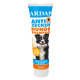 Eine Tube ARDAP Anti Zecken Hunde Shampoo, mit einem schwarz-weißen Hund auf dem Etikett, mit Text, der die Wirksamkeit gegen Zecken hervorhebt.