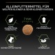 Hundefutter für kleine Rassewelpen mit 7 mm Kroketten, hohem Proteingehalt, leichter Verdaulichkeit und ohne zugesetzte Farbstoffe.