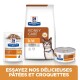 Régime alimentaire Hill's Prescription Diet Kidney Care pour chats : options de nourriture sèche et humide avec une image de chat et "Essayez nos délicieuses pâtées et croquettes."