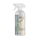 Sprühflasche von Relax BioCare After Shear für Pferde, mit Weizengrafiken und Text auf Deutsch über Haut- und Fellpflege.
