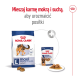 Opakowanie karmy dla psów Royal Canin z suchą karmą i mokrą karmą, oznaczone jako "L maxi adult," odpowiednie dla psów ważących 26-44 kg, promujące zdrowie układu pokarmowego.