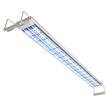 LED-Aquarienleuchte mit blauen und weißen Lichtern, entworfen zur Verbesserung aquatischer Umgebungen.