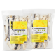 Zwei Tüten "Kaninchenohren" Hundeleckerlis, als Premiumqualität gekennzeichnet, 100% Naturprodukt, jeweils 360g schwer.