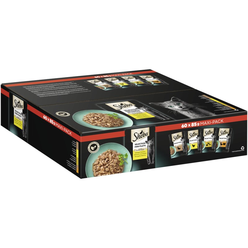 Sheba Selection in Sauce 60 x 85 g