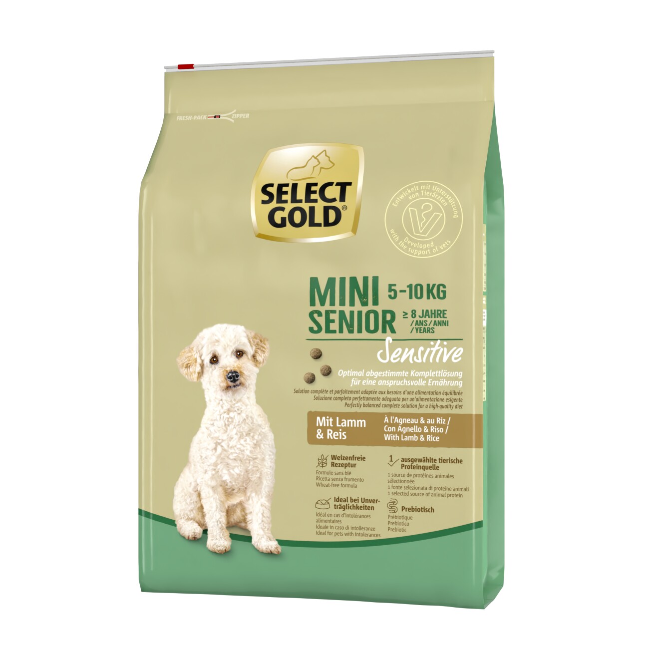 Select gold puppy food top