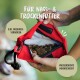 Futterbeutel - Snackbeutel für Hundetraining rot