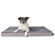 Orthopädische Hundematte Tirano schwarz 60 cm, 8 cm, 60 cm