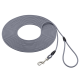 bio-leine bis 25kg Biothane Schleppleine hellblau 5 m