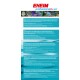 Publicité pour le filtre d'aquarium EHEIM professional 4+ 350T présentant des images de poissons, des détails sur le produit, des avantages et des descriptions multilingues.