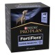 Purina Pro Plan FortiFlora Hundefutterprobiotika-Box, mit einer grauen Hundesilhouette, beschriftet mit '30 Beuteln' und 'Großer Geschmack.'