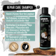 Repair Care Shampoo für Hunde und Katzen, geeignet für kurzes bis langes Haar, mit Inhaltsstoffen wie Aloe Vera und Kokosnuss, fördert gesunde Haut.