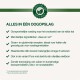 Huisdiervoedseladvertentie die de voordelen van natuurlijk kattenvoer toont: originele ingrediënten, graanvrije recepten en geen kunstmatige toevoegingen.