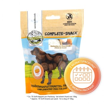 Bellfor Ergänzungsfuttermittel für Hunde - Gelenke und Knochen Complete-Snack - 3x150g