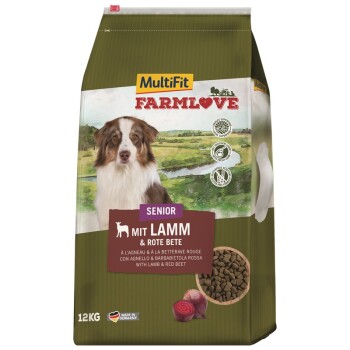 MultiFit Farmlove Senior Lamm & Rote Bete 12kg