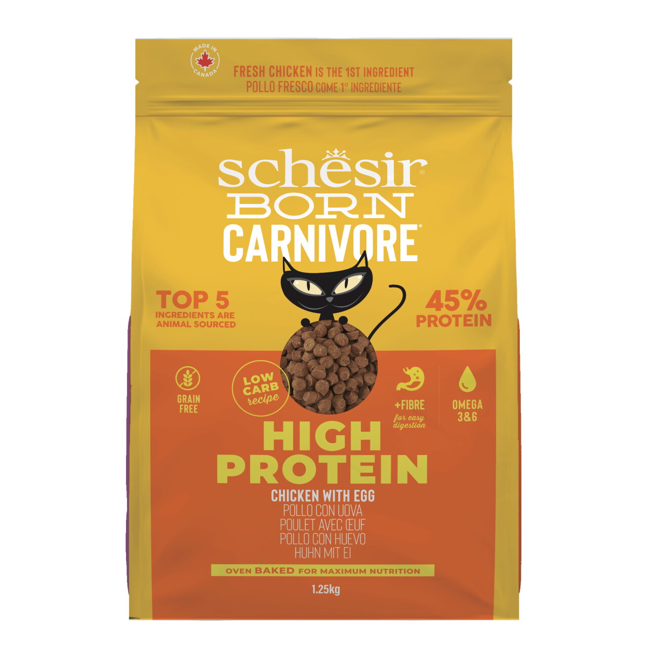 Schesir Born Carnivore Chicken & Egg 1.25kg