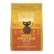 Bag of Schesir Born Carnivore high protein cat food with chicken and egg, 45% protein, grain free, 1.25kg.