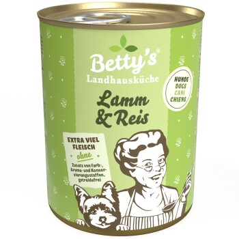 Lamm & Reis 6 x 400g für Hund