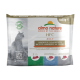 Multipack Almo Nature HFC Jelly dla dorosłych kotów, zawierający różnorodne przepisy z tuńczykiem, w tym 6 saszetek po 55g każda.