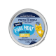 Runde Dose Pets Deli Pure Meat grobe Pastete Huhn für erwachsene Katzen, 85g, mit gelber Katzenillustration.