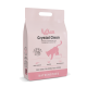 KatKare Crystal Clean Katzenstreu-Beutel mit Gesundheitsanzeige, nicht klumpend, staubfrei, geruchsbindend, für eine Katze, rosa-weißes Design.