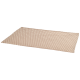 Eine weiche, beige Haustierdecke mit weißen Punkten, ideal um Haustieren Komfort zu bieten.