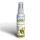 Flasche Bellfor Anti-Zecken-Spray, 100 ml, mit einem Zecken-Grafik und grünem Gras-Hintergrund, auf Deutsch beschriftet.
