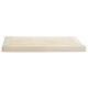 CARLOS Velours-Kunstleder Hundematratze creme 1,2 m, 6 cm, 90 cm