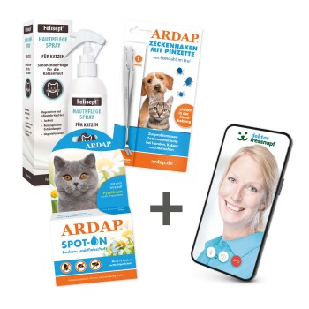 Dr. Fressnapf Floh- und Zeckenschutz-Paket für Katzen M