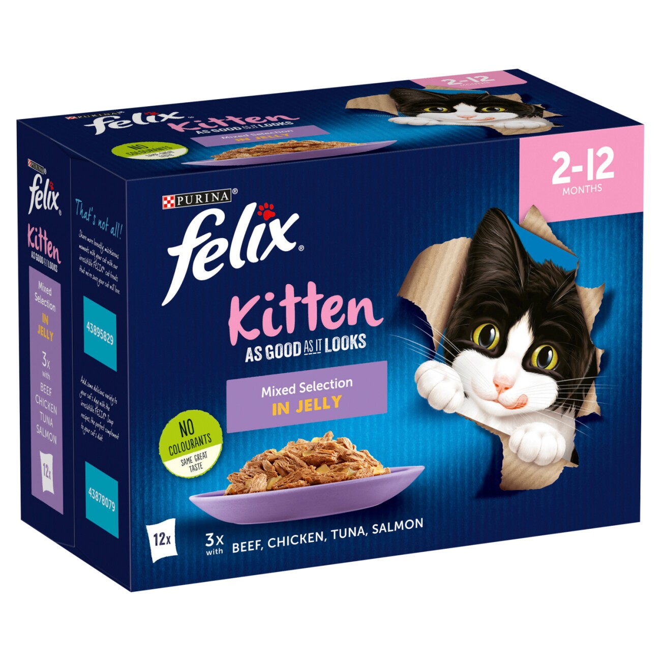Felix As Good As It Looks Kitten 12x100g MAXI ZOO