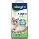 Biokat's Classic 3in1 Frische Katzenstreu-Packung mit entspanntem Katzenmotiv, 'Hygiene Formula'-Abzeichen, '60 Days'-Symbol und 18L-Angabe.